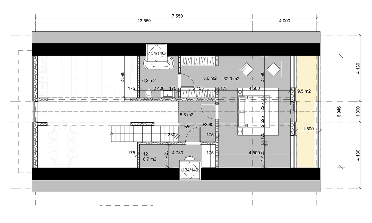 ARLET HOUSE (SIP Pack 188m² + 31m² Terrace)