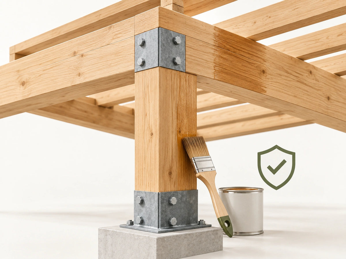 Mantenimiento y revisión de una estructura de madera