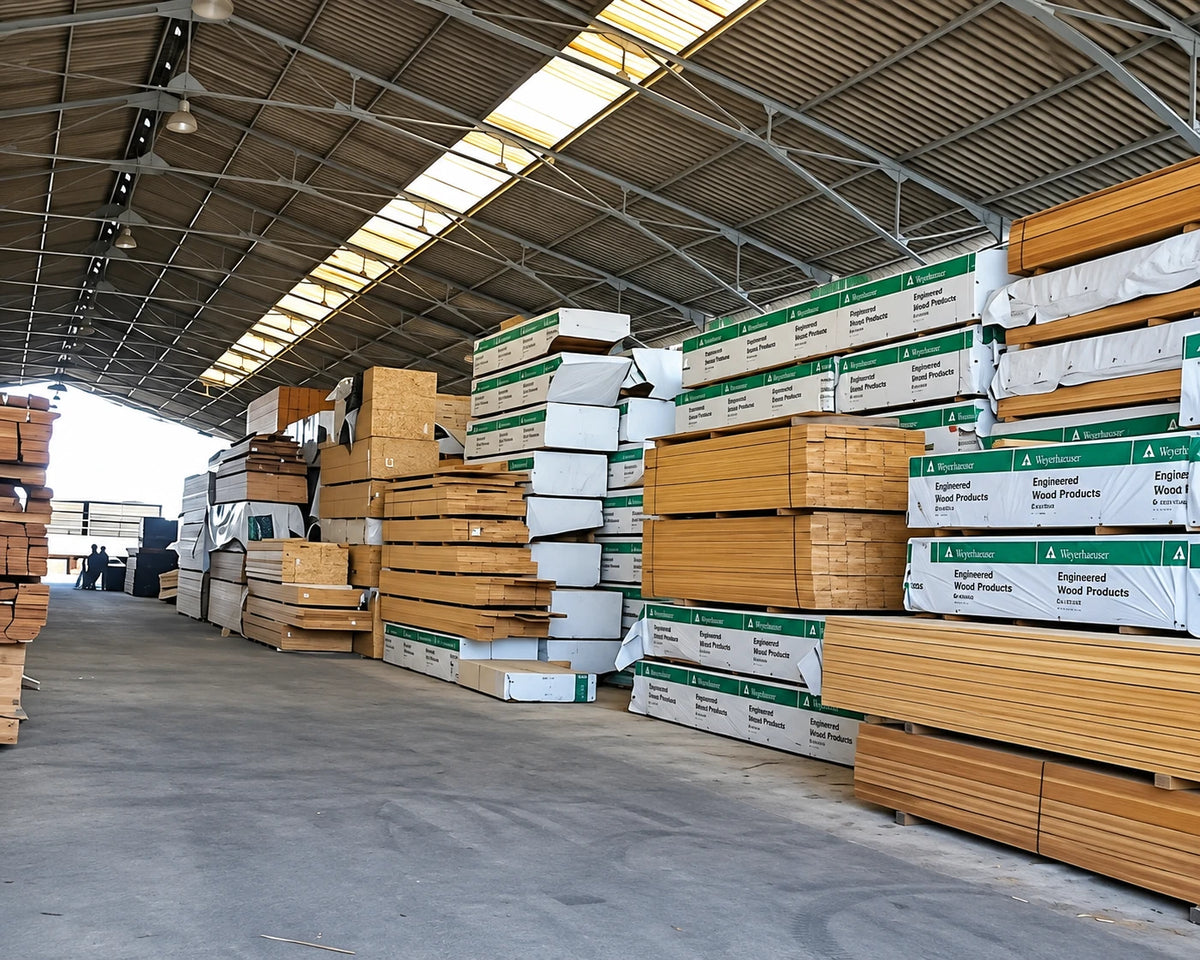 Estructura y trabajo en madera de Ideas Exteriores