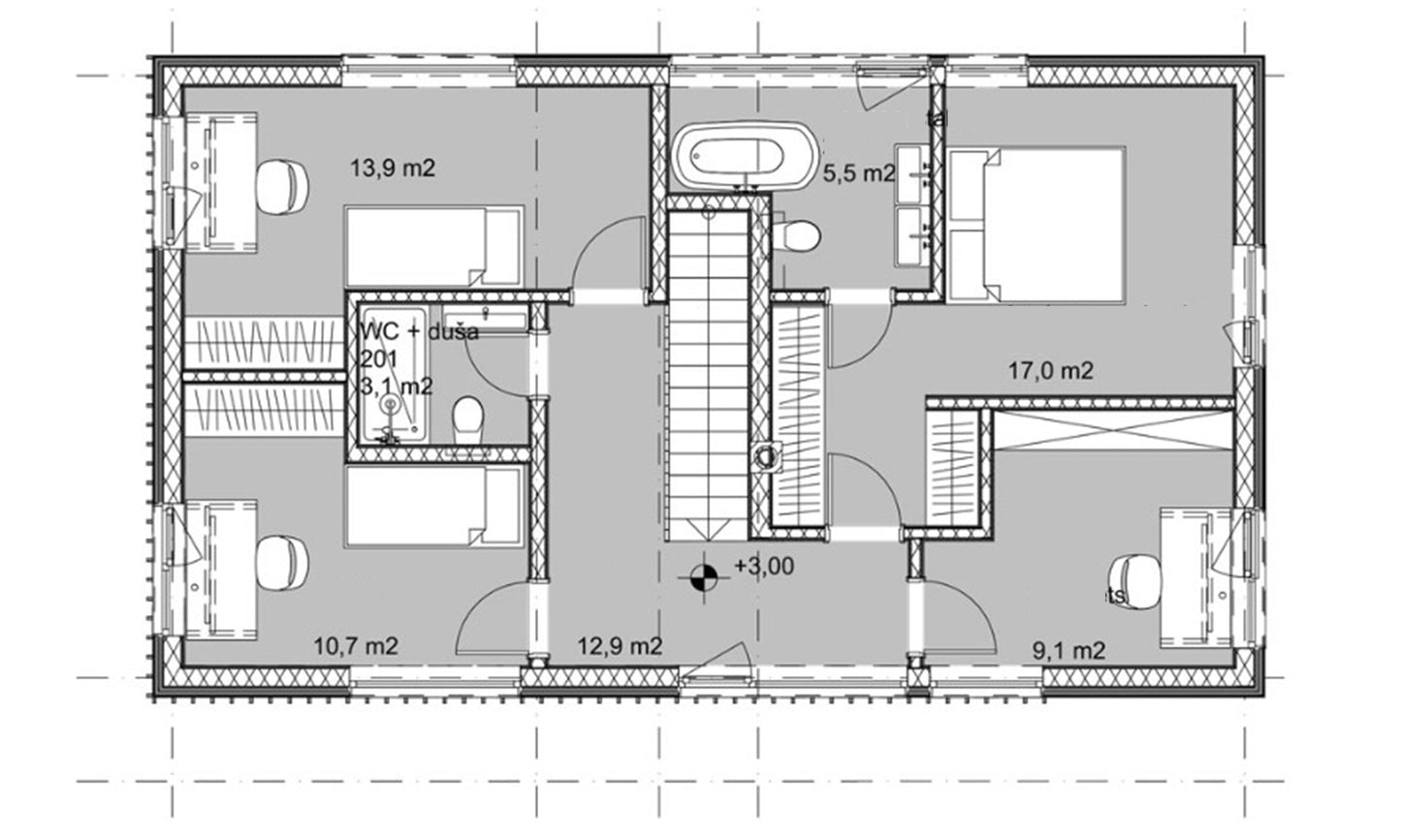 LUNA HOUSE (SIP Pack 122m² + 72m² Terrace)